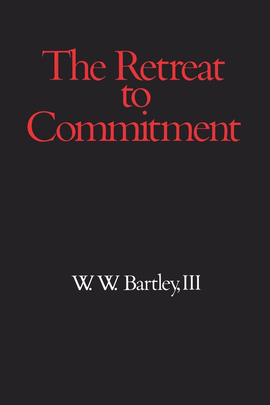 Book cover image for Retreat to Commitment ISBN: 9780812691276